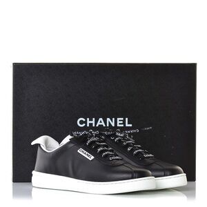 CHANEL Calfskin CC sneakers